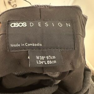 ASOS DESIGN Men’s Grey Pants